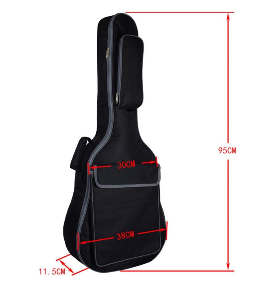 Luminexia Bolsa de Guitarra,Funda Guitarra acústica,Bolsa Guitarra acústica,Nailon Oxford 600D Resistente al Agua Interior,Funda para Polvo,para Guitarra Impermeable,Bolsa de Ukelele