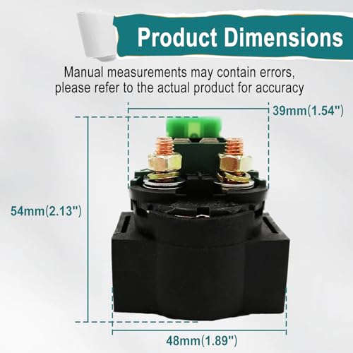 Image of QYMOTO CFMOTO Starter Solenoid Relay,9CR6-150310 Easy to Install Compatible with CFMOTO Cforce 400 500 600 800 1000 Accessories (2016-2025)