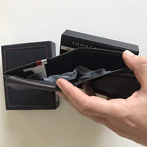 Carteira de Couro Tommy Hilfiger Masculina Tamanho:Único;Cor:Marrom