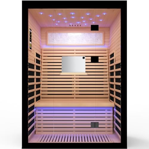 OUTEXER 2 Person Infrared Sauna Room Far Infrared Saunas Home Can...