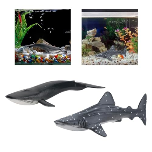 Image of BNF2xWhale Figurine Home Decor PVC Model Educational Toy for Toddlers Age 3+ Kids Blue Whale|Toys & Hobbies|Toys & Hobbies|0