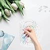 GORGECRAFT 4 Styles 6.3 Inch Sea Jellyfishes Window Decals Static Sea Animal Glass Sliding Door Sticker Clings Waterproof Vinyl Film Ocean Bedroom Bathroom Decals for Prevent Birds Dogs Pets Strikes #2