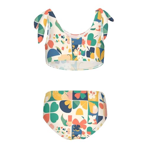 KLL Happy St Girl 2 Piece Bikini Sets Quick-Dry Beach Swimwear Swimsuit2