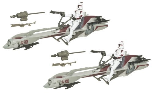 Star Wars 3.75 Inch Scale Battle Pack - Clone Wars Speeder Bike