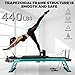 ONETWOFIT Foldable Pilates Reformer for Home Gym, Pilates Equipment for Home Workouts Pilates Reformer Machine Max 440 lbs