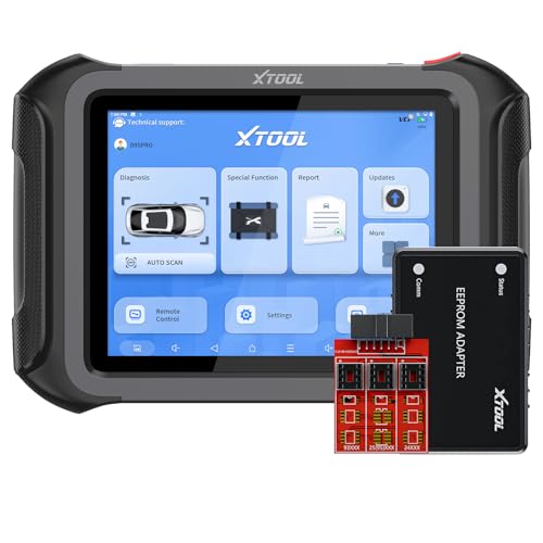 XTOOL D9S PRO Automotive Scan Tool with EEPROM: Topology OBD2 Scanner Diagnostic Tool with FCA AutoAuth, ECU Programming/Coding, Bidirectional/42+ Services, DoIP/CAN FD, 3-Year Update