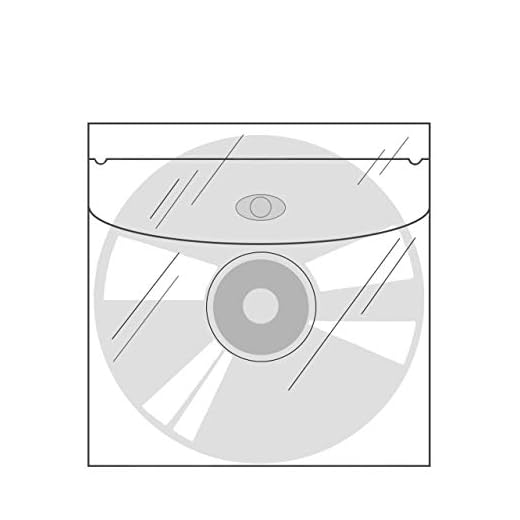 KLEBESHOP24 CD-Taschen mit Klappe selbstklebend | Transparent | Quadratisch | 20 oder 100 Stück | CD-Hüllen zum Einkleben | Selbstklebende Hüllen für CD, DVD, Blu-ray / 20 Stück