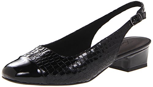 Trotters Women's Dea Slingback Sandal,Black Crocodile,12 M Us #TOP14