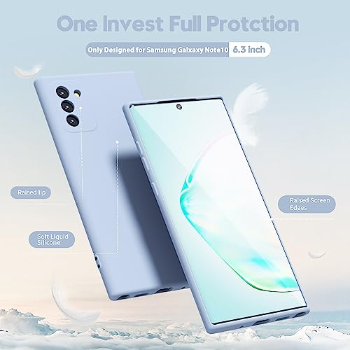 Funda para Samsung Galaxy Note 10 de silicona TPU flexible delgada de 6.3" 3