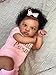 Zero Pam Realistic Reborn Baby Dolls Black Girl 20 Inch African American Newborn Girl Doll, Lifelike Baby Dolls Soft Cloth Body, Beautiful Reborn Toddler with Dark Brown Skin