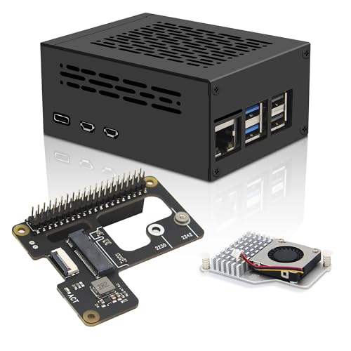Evita sobrecalentamiento en Raspberry Pi 5 con Geekworm X1000 PCIe NVMe 2242 escudo y caja
