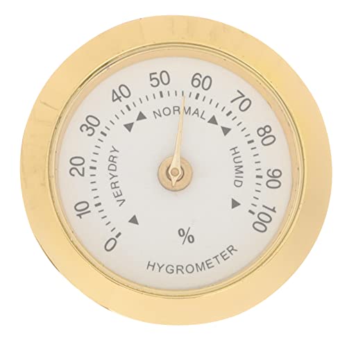 WHAMVOX Round Digital Humidity for Violin Guitar Care Compact Hygrometer No Batteries Needed Accurate Humidity Measurement for Instrument Storage
