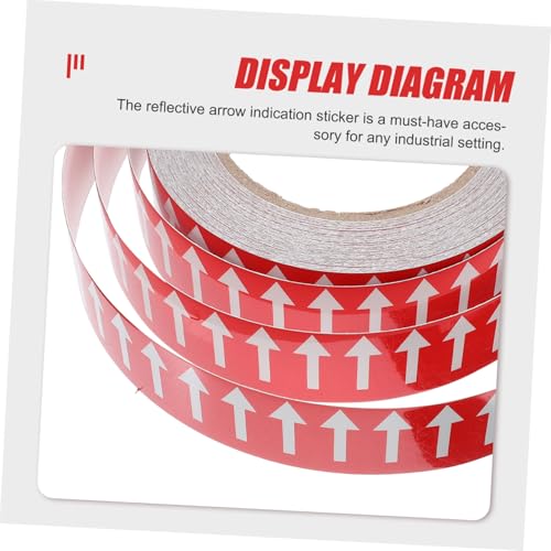Rouleaux doubles pour marquage sécurité réfléchissant 30mm fléché - 4