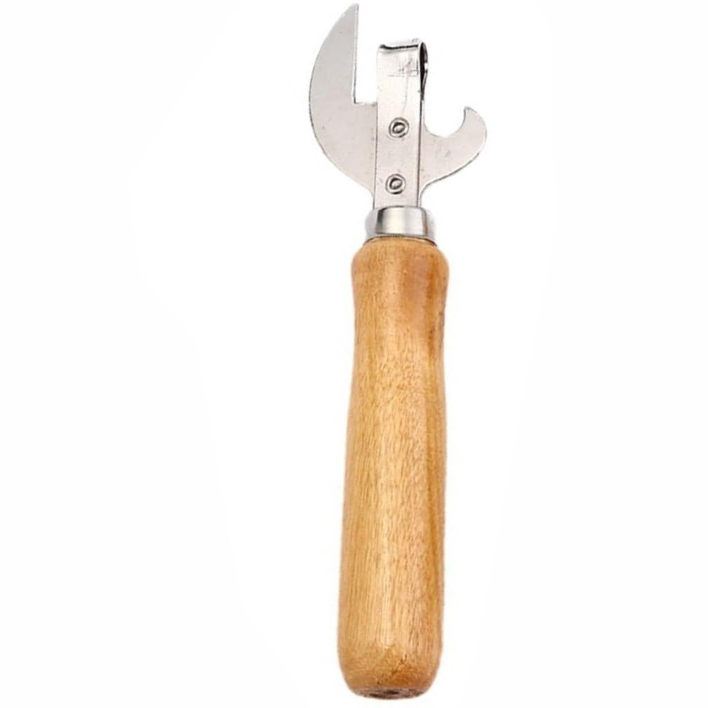 Corkscrews Wine Bottle Opener Bottle Opener Can Opener Stainless Steel Wooden Handle Multi-functional Creative Starter Portable Wine Set Home Kitchen for Home and Bar ( Color : A , Taille unique : F )