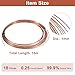 uxcell 99.9% Soft Copper Wire(18 Gauge, 98 FT), 0.25 Pound Spool Pure Copper Wire for Jewelry Making, Craft, Decorations