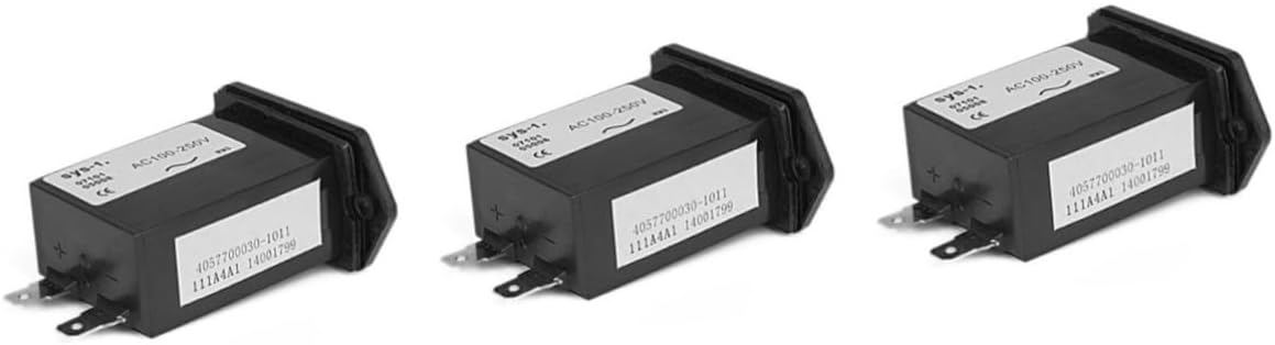 Wakauto 3 Pieces 6 Electronic Timer Mechanical Electronic Horometer, 3 Units, HRSH9GL000JE08OU10J0