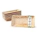 BIOZOYG Palmware - Set Cuencos Snacks I 25 Piezas orgánicas Desechables Rectangulares 125ml, 16x8cm I Party vajilla compostable, Biodegradable I Hojas Palma vajilla desechable para Fingerfood y mas