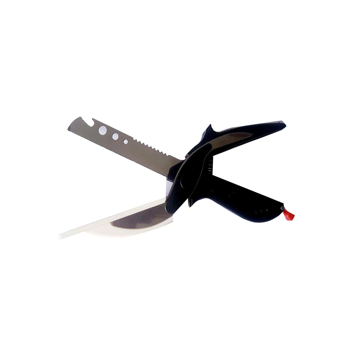 Clever Cutter 4-in-1 Stainless Steel Tool: Knife & Scissors Combo for Multi-Purpose Cutting-image-24
