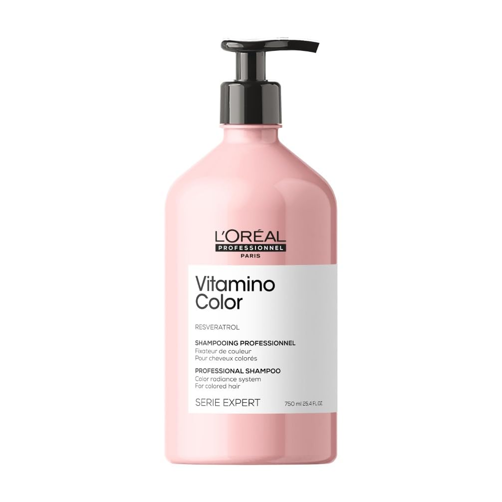 L'Oréal Professionnel Farberhaltendes Haarshampoo für coloriertes Haar, Mit Resveratrol, Serie Expert, Vitamino Color Shampoo, 750 ml