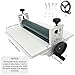 JARYANNIX Foldable Manual Cold Mounting Machine, 14Inch Cold Roll Laminator, Adjustable Pressure, No Bubble Photo Film Laminating Machine, Maximum Thickness 0.4in