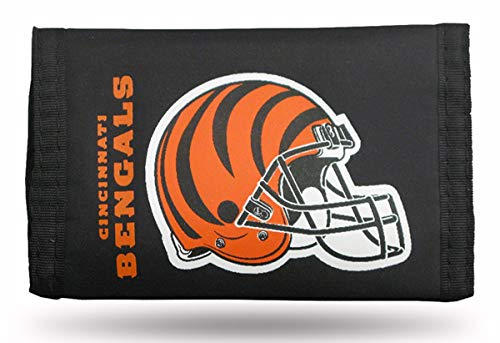 Image of Rico Industries NFL Football Nylon Tri-Fold Wallet
