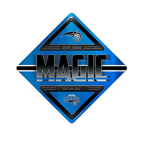 Rico Industries Rico Industries NBA Basketball Basketball Orlando Magic Metal Sign 16.5'' x 16.5'' Home Décor - Bedroom - Office - Man Cave