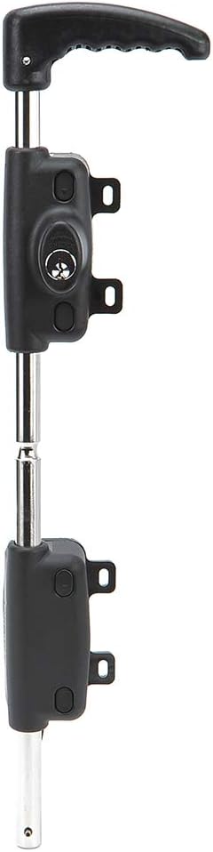 D&D Technologies LB218BX LokkBolt Premium Drop Bolt, Lockable Security Drop Bolt, for Wood and Vinyl Gates, 18" Length