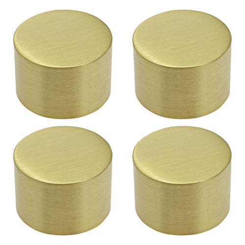 Farboat 4Pcs 1" Furniture Leg Bottom Covers Chair Feet Tips Round Floor Protector Caps Decorative Deluxe Hardware For Table Sofa Cabinet Dresser Legs #TOP11