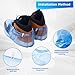 100 Pack of Disposable Shoe Covers for Indoors with T-buckle, Non-Slip Shoe Booties Covers for Automatic Shoe Dispensers, Can Be Used in Laboratories, Homes, Stores, and Other Public Places
