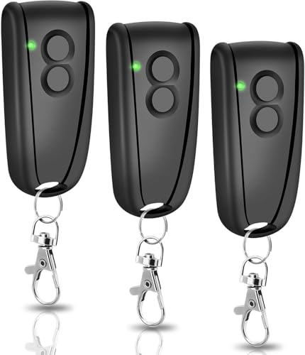 Wvoillty 433,92 MHz Telecommande Porte Garage, 2 Boutons Telecommande Portail, Compatible Avec Ecostar RSC2, RSE2 Telecommande, Compatible Avec Liftronic 500,...