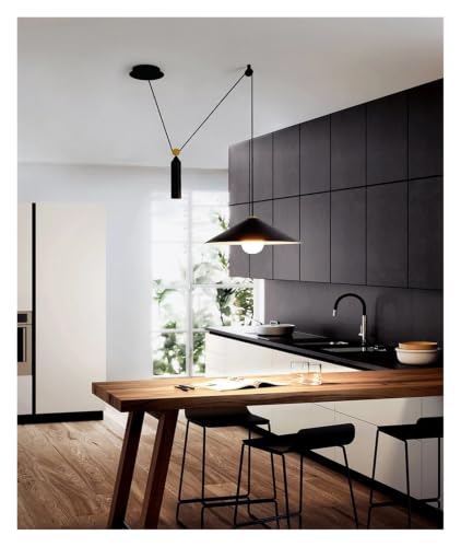 Lustre de restaurant LED suspendu réglable pour tables modulables