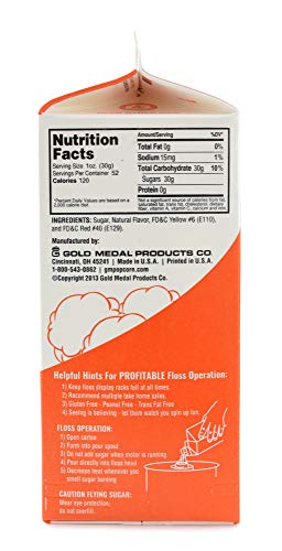 Image of Flossugar Flavour: Orange, net wt. 3.25 lbs