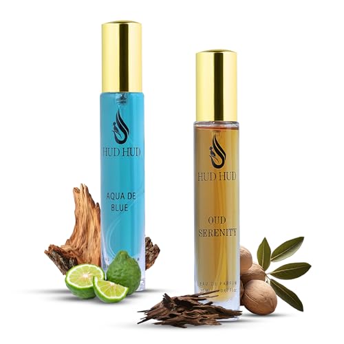 Image of Perfume Aqua De Blue & Oud Serenity Perfume Combo Unisex Long-Lasting Fragrance