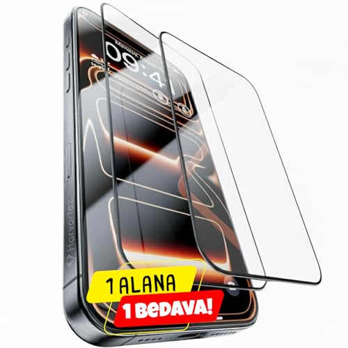 HARVORTEZ iPhone 12 Mini Ekran Koruyucu için [1 Alana 1 Bedava] Ultra Berrak, Anti-Statik, 9H Süper Güçlü Temperli Cam, 5D Full Koruma, Kılıf Dostu - Kolay Takılır (1 AL 1 BEDAVA)