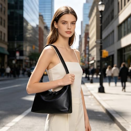 Bolso pequeño de hombro para mujer negro miniatura 2