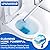 Sagry 50 Counts Disposable Toilet Bowl Wand Refills, 5X Cleaning Power Toilet Cleaner Refill Pads, Deep Cleaning, No Falling Apart, Fresh Fragrance, Compatible with Most Toilet Brushes