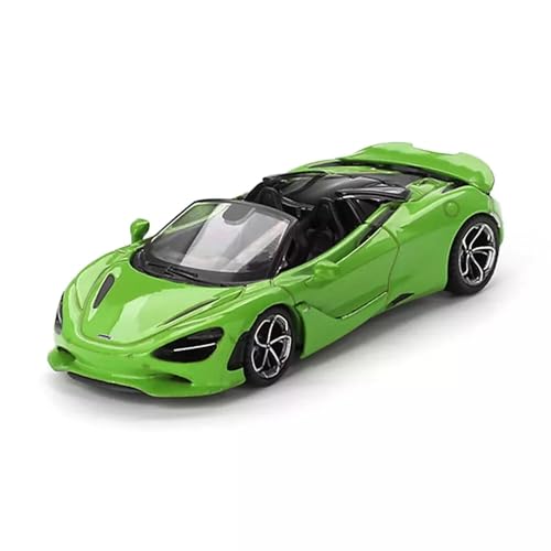 Auto de colección McLaren 720S Spider 1:64 verde miniatura 2