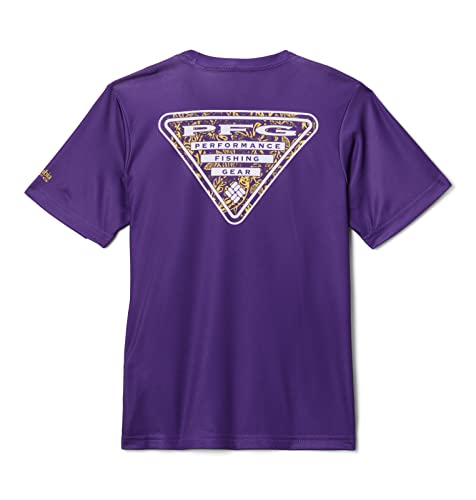 Image of Columbia Kids' Collegiate Terminal Tackle Short Sleeve Shirt