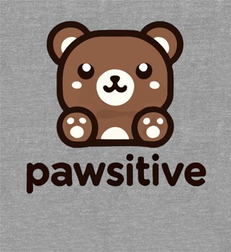 Pawsitive Bear Youth Heather Gray Jogger Pants-XL