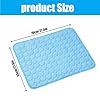 Alfven Tappetini Cani Estivo, 70x55 cm Tappetino rinfrescante per cani Tappetino rinfrescante per cani Cuscino rinfrescante atossico per animali domestici per interni, esterni e auto (blu)