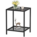 SAYGOER Black Side Table Small...