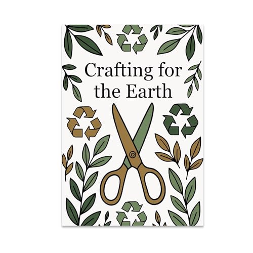 Eco-Conscious Crafting Poster Print - Crafting for the Earth -