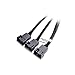 immagine 5Cable Matters Pacco da 2 Cavo di Ventola Splitter 4 Pin 1 a 3 PWM – 12 Pollici