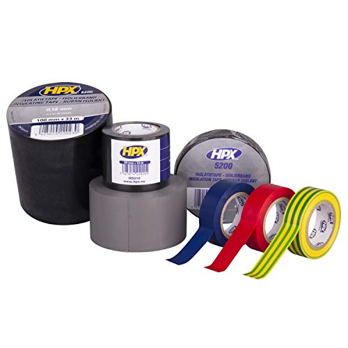 Ruban isolant PVC noir 100mm x 33M pour l'électricité
