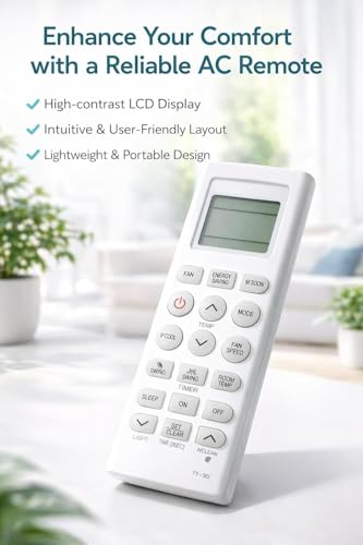 Image of BLACKSHEEP Compatible with LG AC Remote Control Model AKB73975614 AKB73975615 (No Backlight) Suitable for 1 1.5 2 Ton Split & Window AC [AC - 36I] (in case of Any Issues, Contact Customer Care)