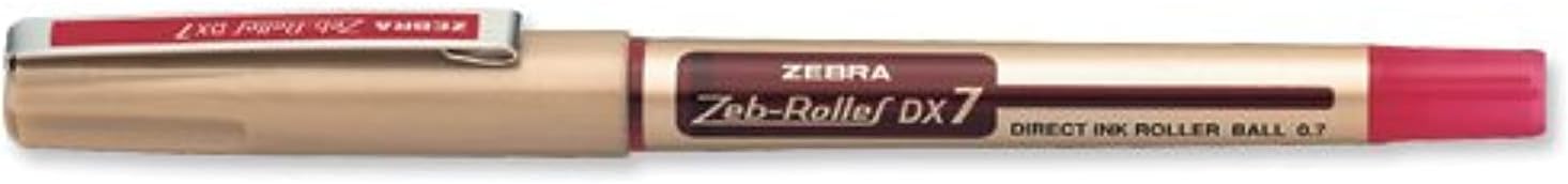 Zebra 0.5 Direct Ink Roller DX7 - Red, Set of 10