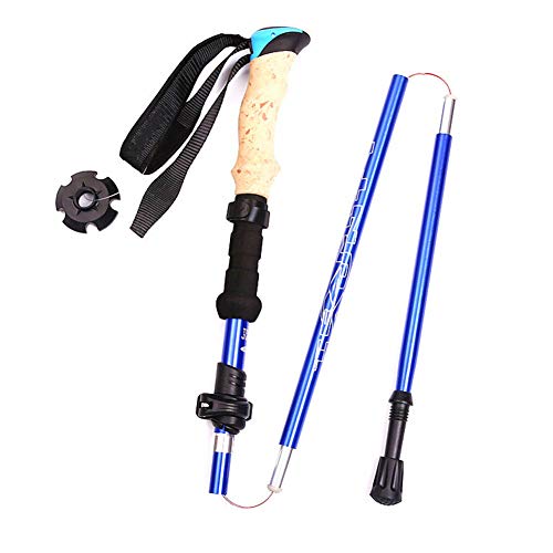Bâtons de randonnée carbone et liège robuste pour trekking exigeant