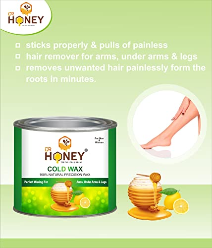 DR HONEY Aloevera Wax 600 Gram Hair Remover Wax For All Skin Wax Good For Your Skin (Cold), Women