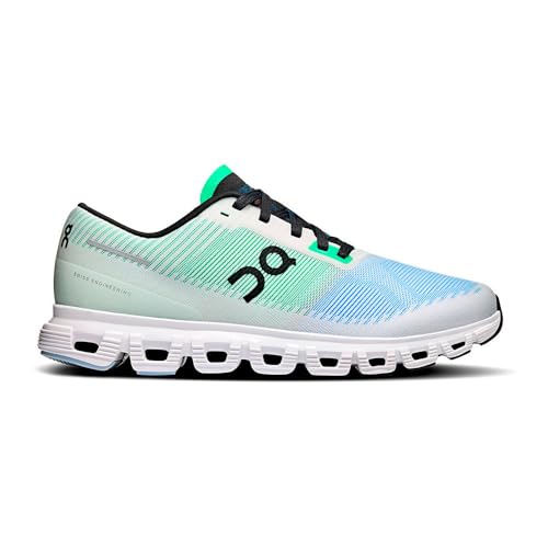 On Cloud 6 Push Basket Homme - Chaussures de running blanches confortables et polyvalentes
