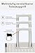 yuweijie Multifunktions Koffer Klein Alu-Rahmen Hartschale Trolley Reisekoffer Handgepäck Zwillingsrollen ZahlenSchloss(Grau, 55cm,45L)